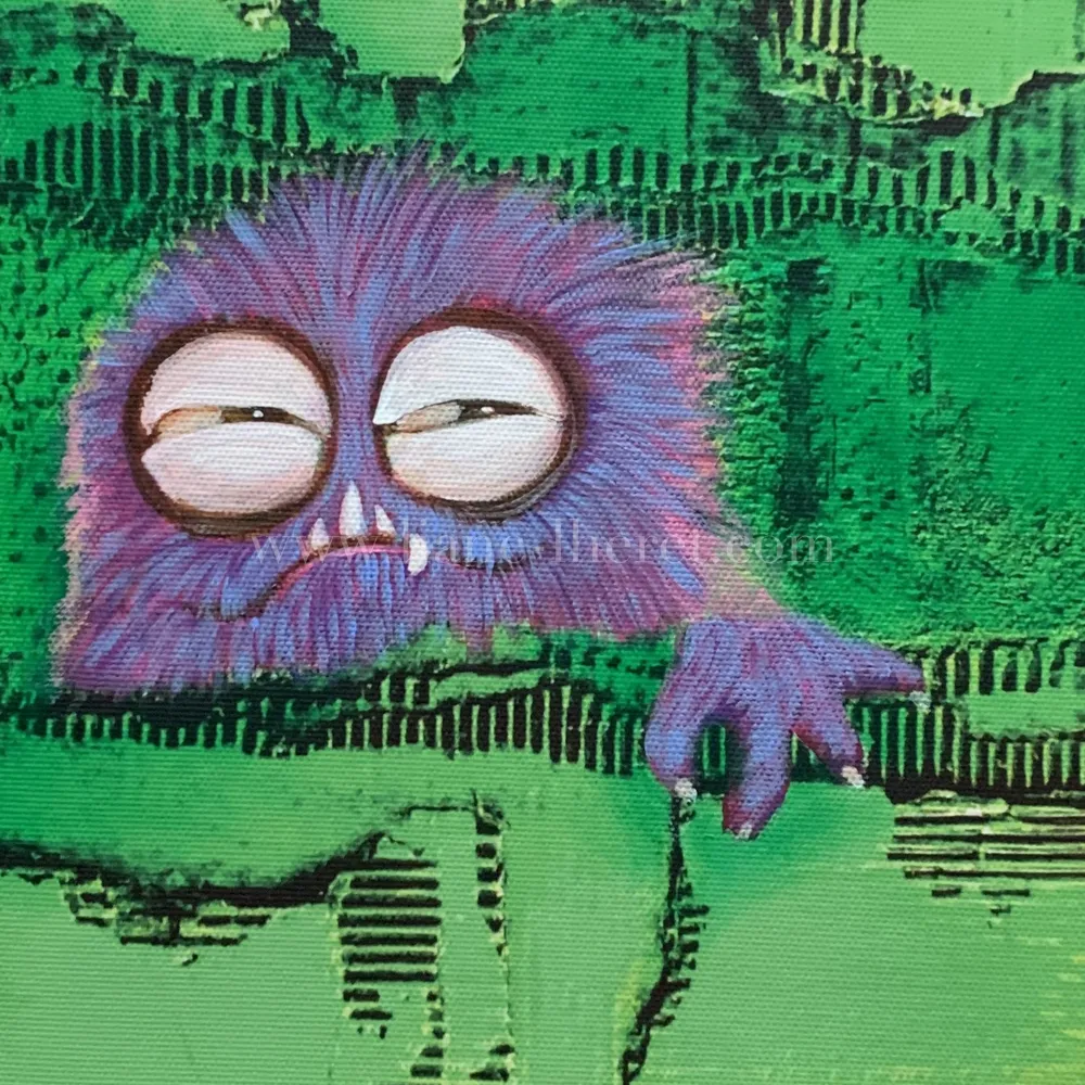Je l'aurai, un jour, je l'aurai — Acrylique sur toile, tableau de Liane Lhéret