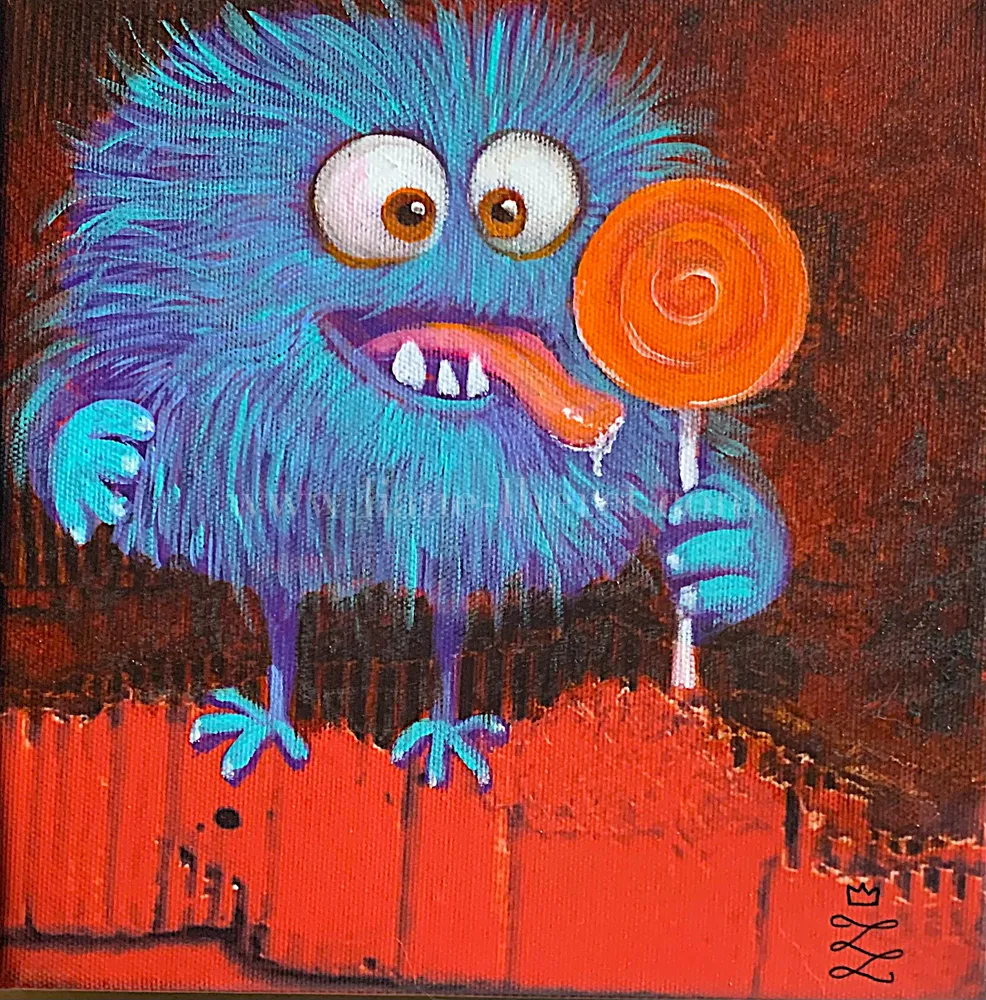 Miam, Miam, Chlooups — tableau de Liane Lhéret