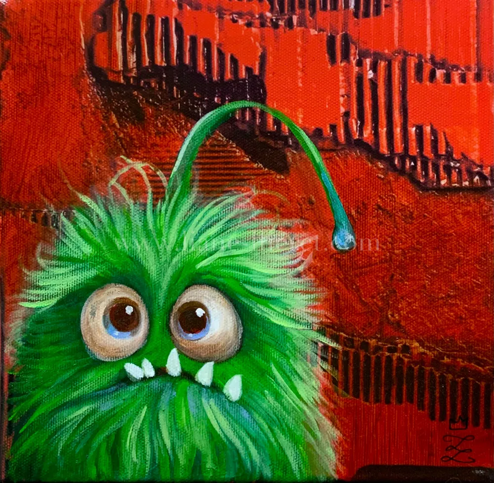 Où suis je ? — tableau de Liane Lhéret